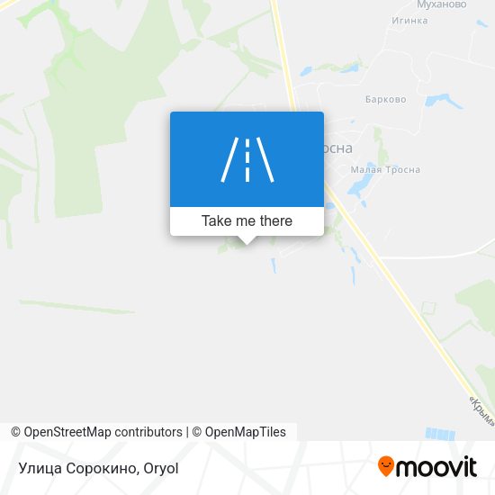 Улица Сорокино map