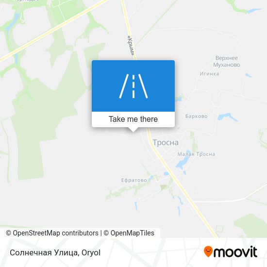 Солнечная Улица map