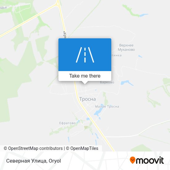 Северная Улица map