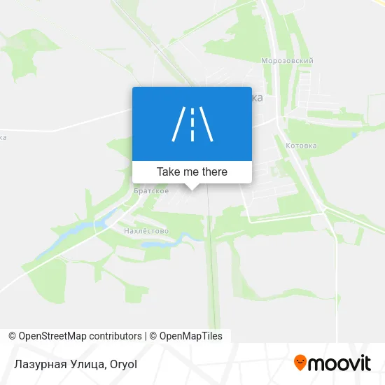 Лазурная Улица map