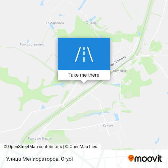 Улица Мелиораторов map