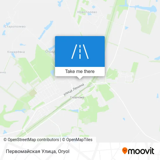 Первомайская Улица map