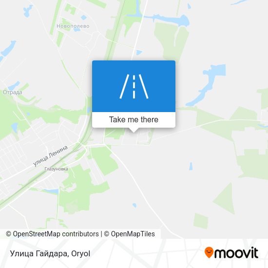 Улица Гайдара map