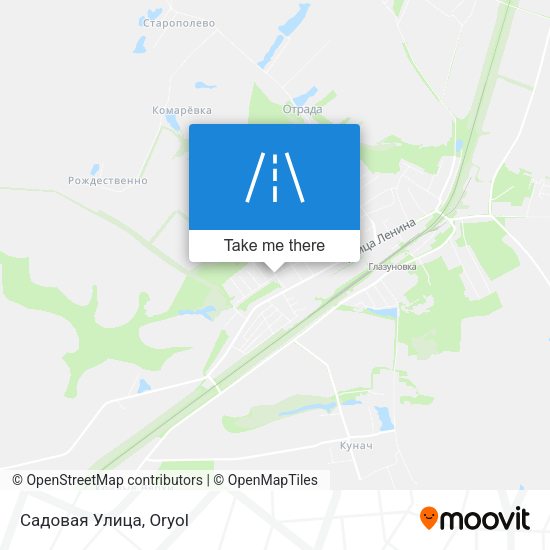 Садовая Улица map