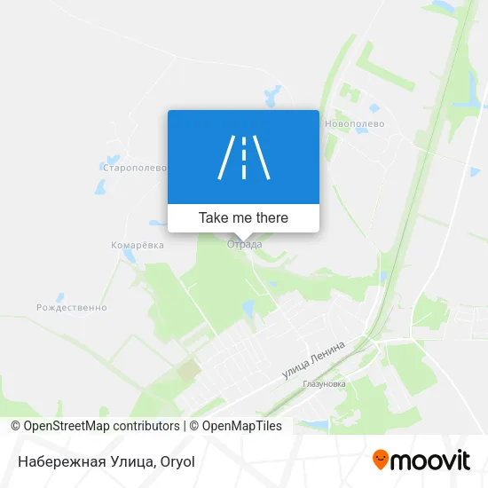 Набережная Улица map