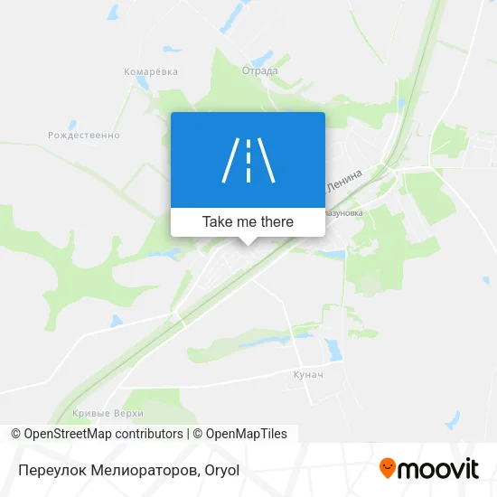 Переулок Мелиораторов map
