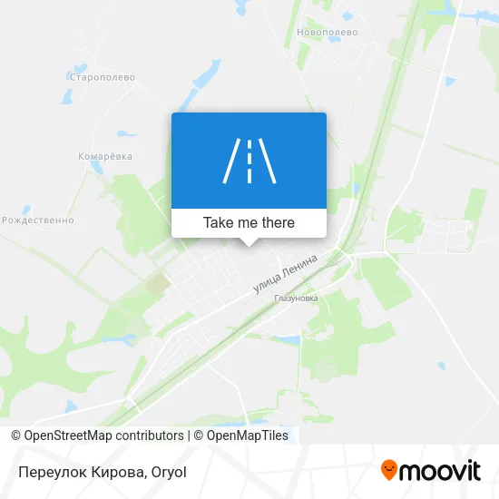 Переулок Кирова map