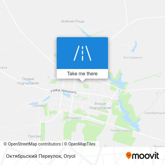 Октябрьский Переулок map
