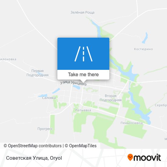 Советская Улица map
