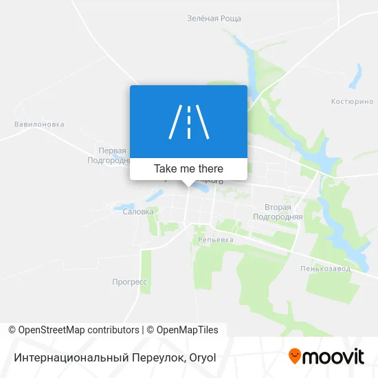 Интернациональный Переулок map