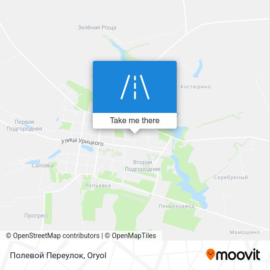 Полевой Переулок map
