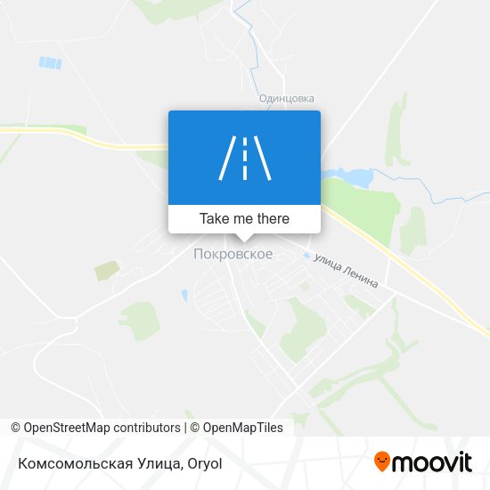 Комсомольская Улица map