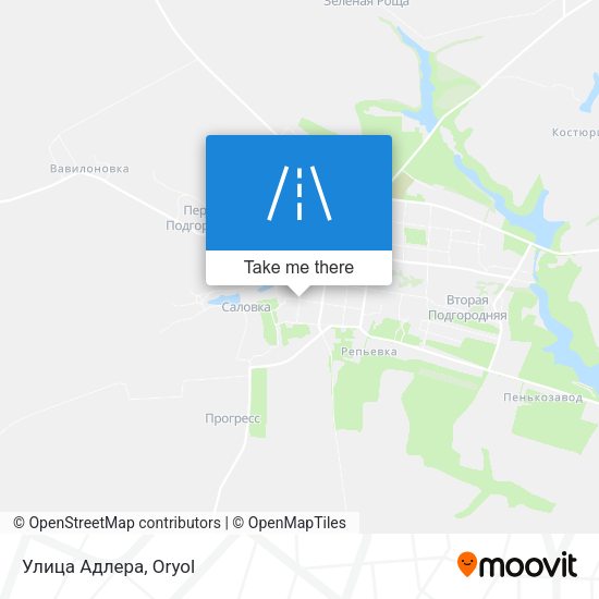 Улица Адлера map
