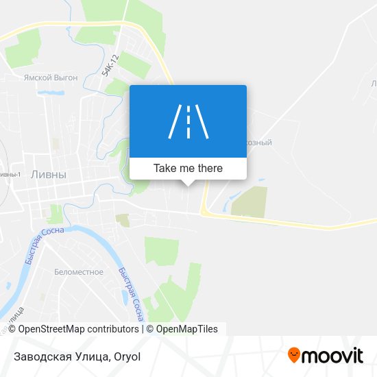 Заводская Улица map