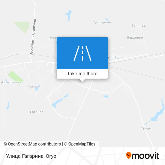Улица Гагарина map