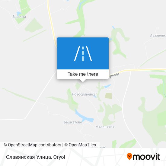 Славянская Улица map