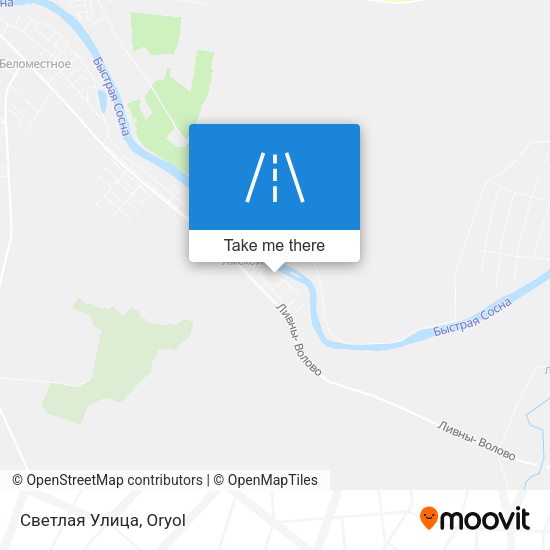 Светлая Улица map