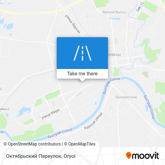 Октябрьский Переулок map