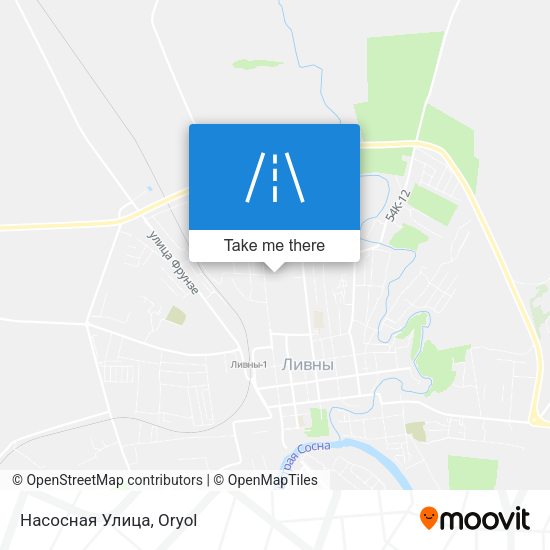 Насосная Улица map