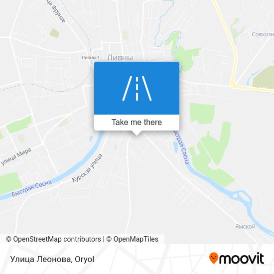 Улица Леонова map
