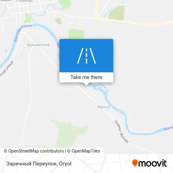 Заречный Переулок map