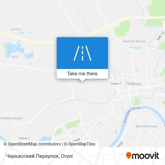 Черкасский Переулок map