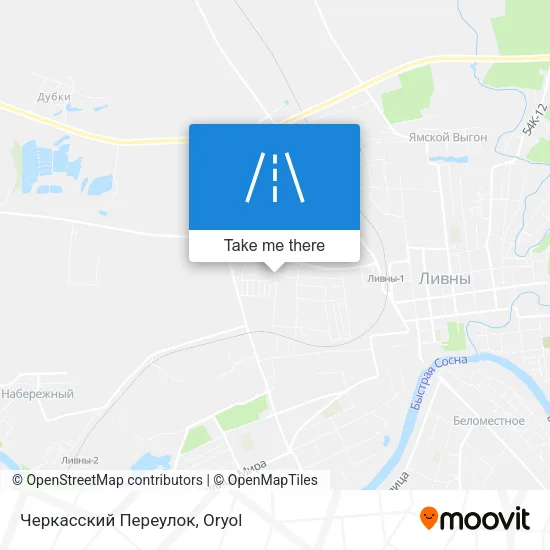Черкасский Переулок map