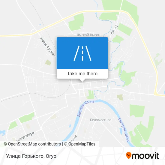 Улица Горького map