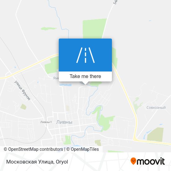 Московская Улица map