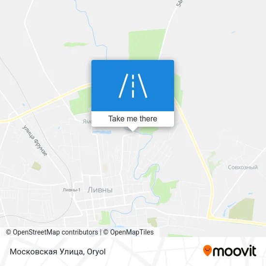Московская Улица map