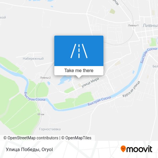 Улица Победы map
