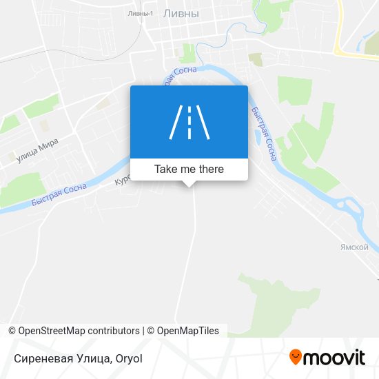 Сиреневая Улица map