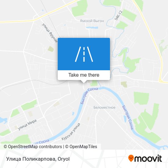 Улица Поликарпова map