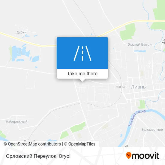 Орловский Переулок map