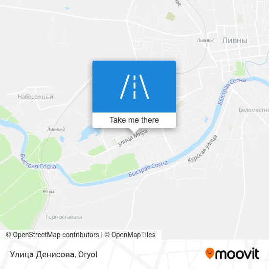 Улица Денисова map