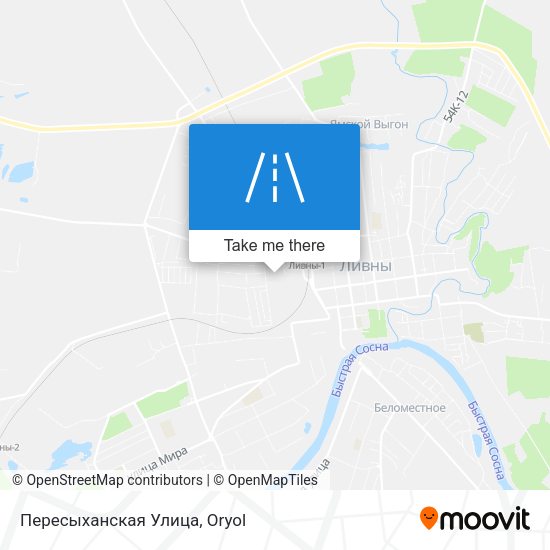 Пересыханская Улица map