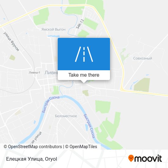 Елецкая Улица map