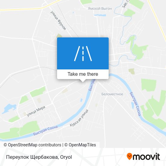 Переулок Щербакова map