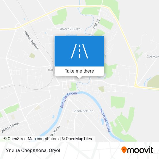 Улица Свердлова map