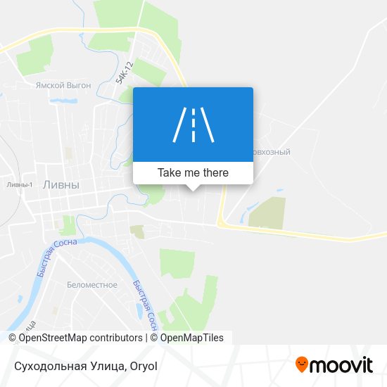 Суходольная Улица map