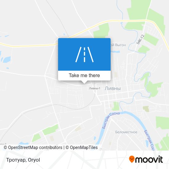 Тротуар map