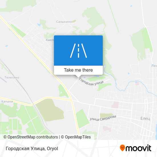 Городская Улица map