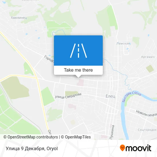 Улица 9 Декабря map