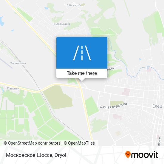 Московское Шоссе map