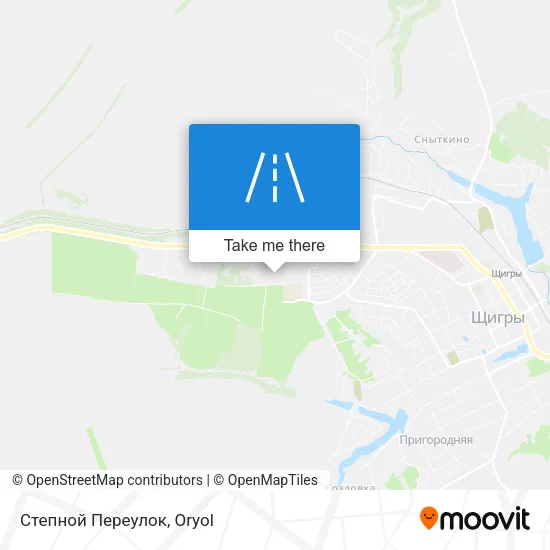 Степной Переулок map