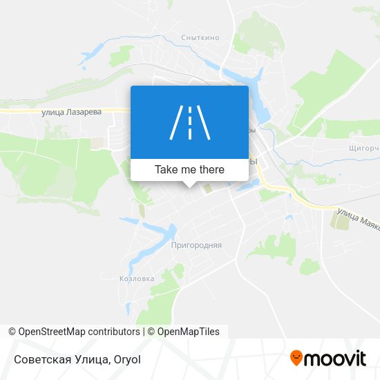 Советская Улица map