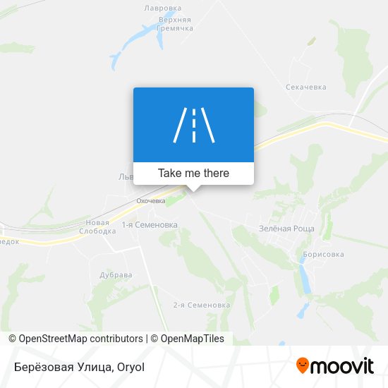 Берёзовая Улица map