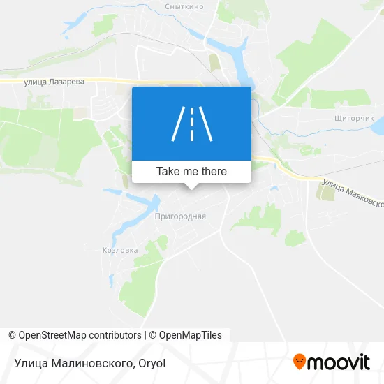 Улица Малиновского map