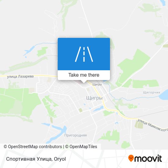 Спортивная Улица map