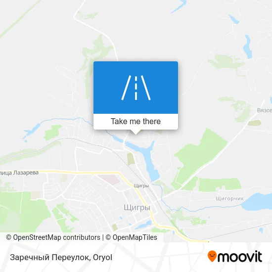 Заречный Переулок map